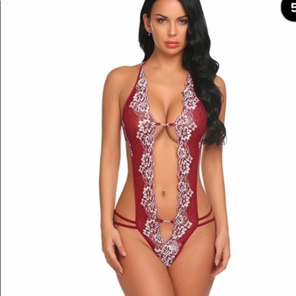 Woman sexy lingerie body suit